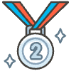 2nd Place Medal emoji - Free transparent PNG, SVG. No sign up needed.