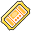 Admission Tickets A emoji - Free transparent PNG, SVG. No sign up needed.