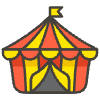 Circus Tent B emoji - Free transparent PNG, SVG. No sign up needed.