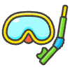 Diving Mask emoji - Free transparent PNG, SVG. No sign up needed.