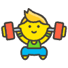 Man Lifting Weights emoji - Free transparent PNG, SVG. No sign up needed.
