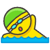 Man Swimming emoji - Free transparent PNG, SVG. No sign up needed.