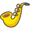 Saxophone emoji - Free transparent PNG, SVG. No sign up needed.