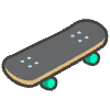 Skateboard emoji - Free transparent PNG, SVG. No sign up needed.