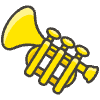Trumpet emoji - Free transparent PNG, SVG. No sign up needed.
