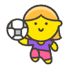Woman Playing Handball emoji - Free transparent PNG, SVG. No sign up needed.
