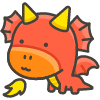 Dragon A emoji - Free transparent PNG, SVG. No sign up needed.