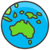 Globe Showing Asia Australia B emoji - Free transparent PNG, SVG. No sign up needed.