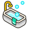 Bathtub A emoji - Free transparent PNG, SVG. No sign up needed.