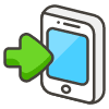 Mobile Phone With Arrow A emoji - Free transparent PNG, SVG. No sign up needed.