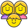Family Woman Woman Boy emoji - Free transparent PNG, SVG. No sign up needed.