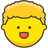Man Curly Hair emoji - Free transparent PNG, SVG. No sign up needed.
