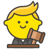 Man Judge emoji - Free transparent PNG, SVG. No sign up needed.