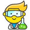 Man Scientist emoji - Free transparent PNG, SVG. No sign up needed.