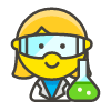 Woman Scientist emoji - Free transparent PNG, SVG. No sign up needed.