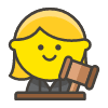 Woman Judge emoji - Free transparent PNG, SVG. No sign up needed.