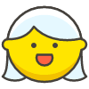 Woman White Hair emoji - Free transparent PNG, SVG. No sign up needed.