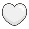 White Heart emoji - Free transparent PNG, SVG. No sign up needed.