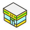 Convenience Store B emoji - Free transparent PNG, SVG. No sign up needed.