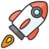 Rocket B emoji - Free transparent PNG, SVG. No sign up needed.
