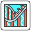 Roller Coaster B emoji - Free transparent PNG, SVG. No sign up needed.