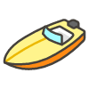 Speedboat B emoji - Free transparent PNG, SVG. No sign up needed.
