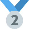 2nd Place Medal Emoji from Twemoji Set | Free Download as SVG Vector and Transparent PNG | Streamline emojis