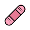 Adhesive Bandage Element from OpenMoji Emoji Set