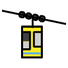 Aerial Tramway Element from OpenMoji Emoji Set