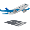 Airplane Departure Element from Noto Emojis Set