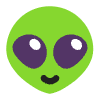 Alien Flat Element from Fluent Emoji Flat Set