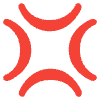 Anger Symbol Element from Noto Emojis Set