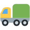 Articulated Lorry Element from Twemoji Emoji Set