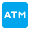 Atm Sign Flat Element from Fluent Emoji Flat Set