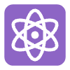 Atom Symbol Flat Element from Fluent Emoji Flat Set