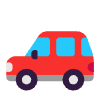 Automobile Flat Emoji from Fluent Emoji Flat Set | Free Download as SVG Vector and Transparent PNG | Streamline emojis