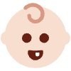 Baby Light Skin Tone Element from Twemoji Emoji Set