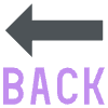 Back Arrow Element from EmojiTwo Colors Set