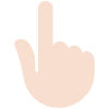 Backhand Index Pointing Up Light Skin Tone Emoji from Twemoji Set | Free Download as SVG Vector and Transparent PNG | Streamline emojis