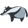 Badger Emoji from Twemoji Set | Free Download as SVG Vector and Transparent PNG | Streamline emojis