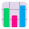 Bar Chart Flat Element from Fluent Emoji Flat Set