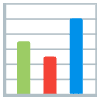 Bar Chart Element from Noto Emojis Set
