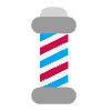 Barber Pole Flat Element from Fluent Emoji Flat Set
