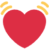 Beating Heart Emoji from Twemoji Set | Free Download as SVG Vector and Transparent PNG | Streamline emojis