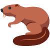 Beaver Emoji from Twemoji Set | Free Download as SVG Vector and Transparent PNG | Streamline emojis