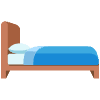 Bed Element from Noto Emojis Set