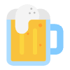 Beer Mug Flat Emoji from Fluent Emoji Flat Set | Free Download as SVG Vector and Transparent PNG | Streamline emojis