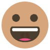 Big Smile Emoji Element from EmojiTwo Colors Set