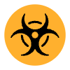 Biohazard Flat Element from Fluent Emoji Flat Set