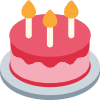 Birthday Cake Element from Twemoji Emoji Set